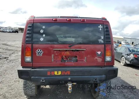 2003 Hummer H2 z USA, uszkodzony, nr VIN 5GRGN23U23H113799